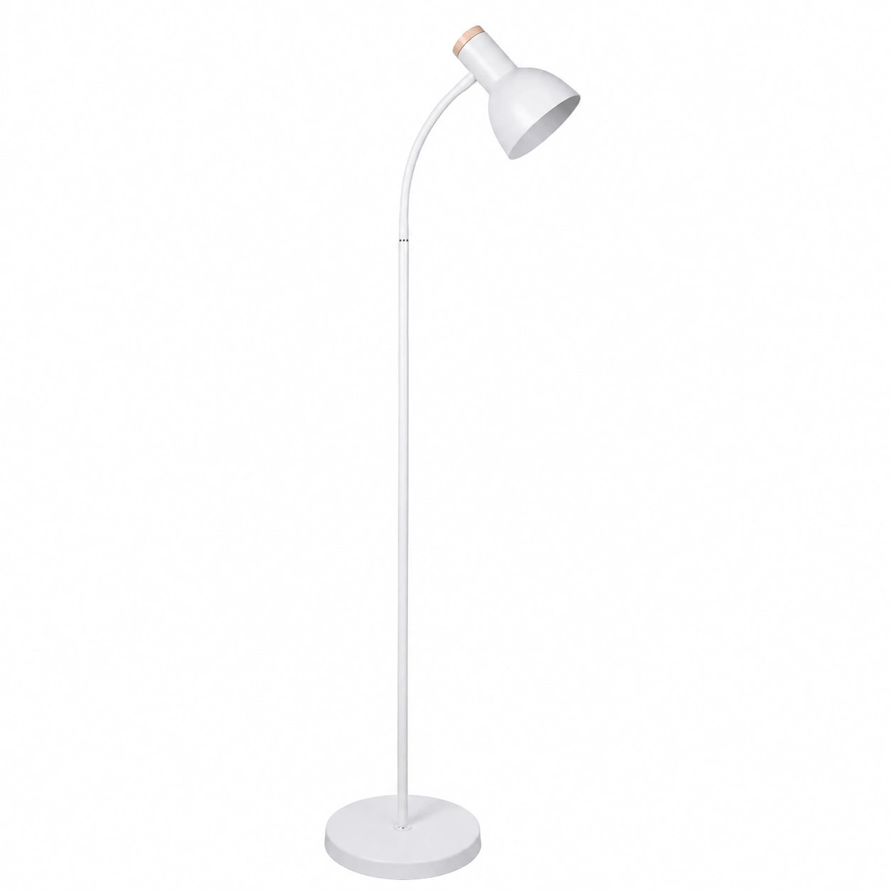 Moderne Stehleuchte Argos – E27 Fassung, 155x22 cm, elegantes Design für Wohnzimmer, Schlafzimmer und Büro, Weiß