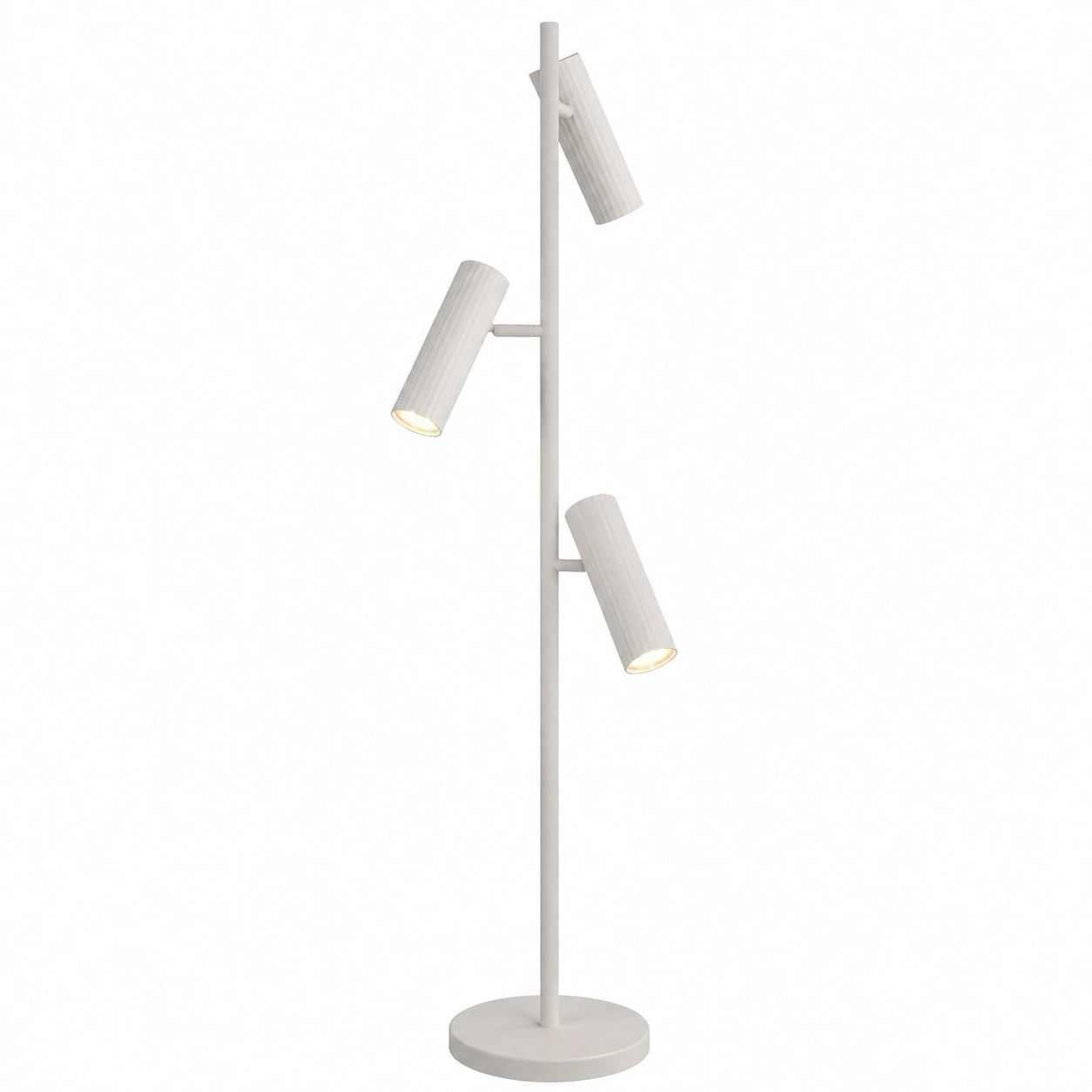 Trio Soka Stehleuchte, Metall in Warmgrau, 3x GU10 erforderlich