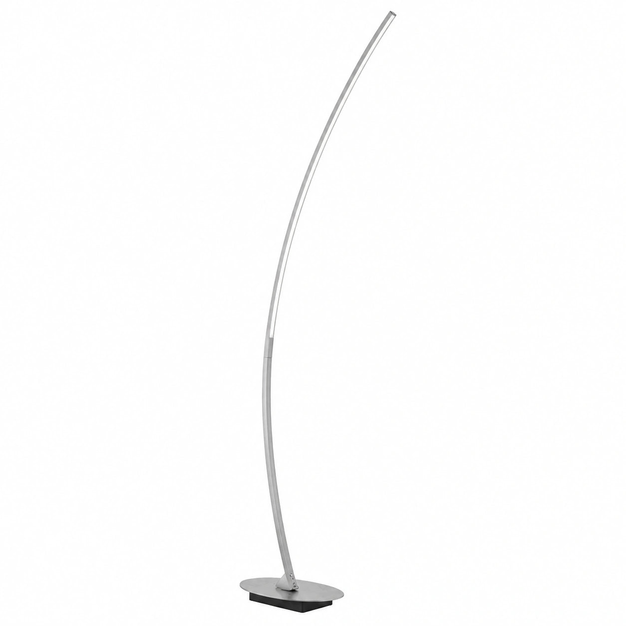 Reality Leuchten LED Stehlampe Solo Aluminium, 11W, Gebürstet