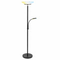 BRILONER - Dimmbare Stehlampe mit flexiblem Lesearm und verstellbarem Licht, warmweiß bis kaltweiß, 180 cm, Anthrazit