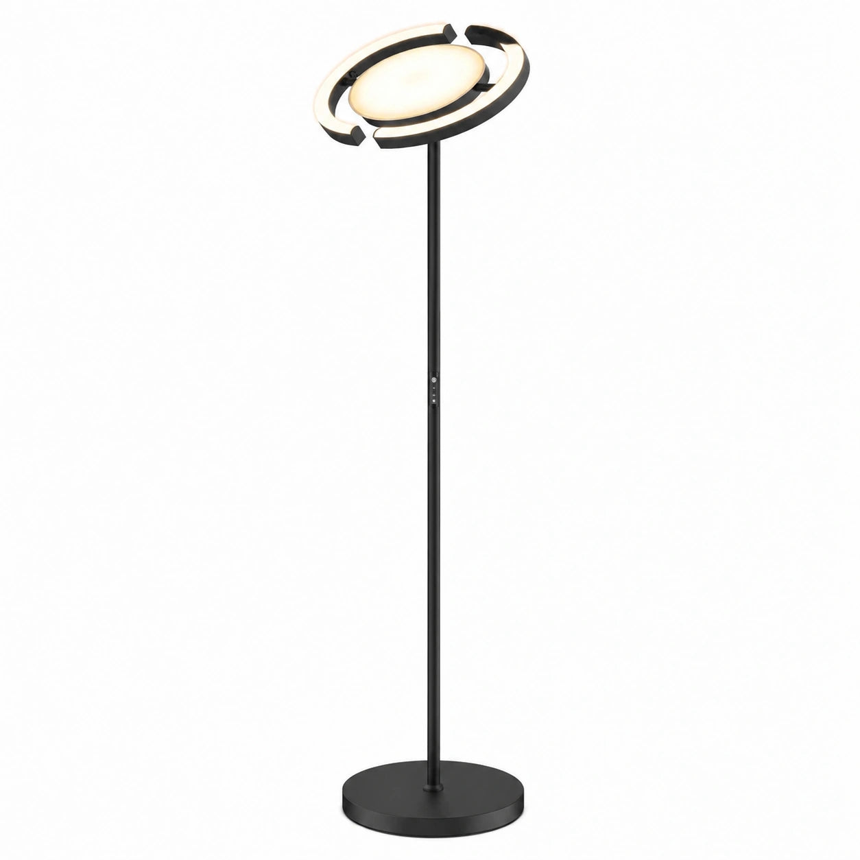 FIMEI LED-Stehlampe mit Fernbedienung, Dimmbar von 3000K bis 6000K, Augenfreundlich für Wohnzimmer