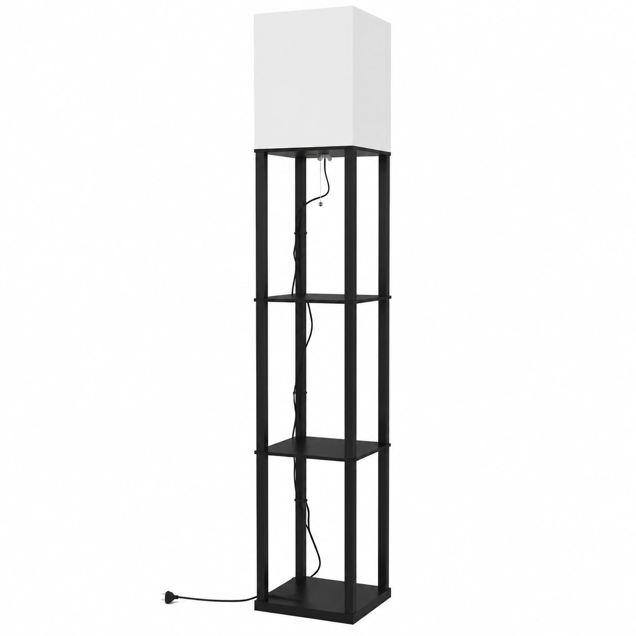 Moderne Dimmbar Stehleuchte Schwarz für Wohnzimmer